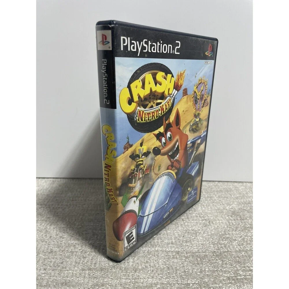 Crash Bandicoot Nitro Kart (Sony PlayStation 2, 2003) No Manual